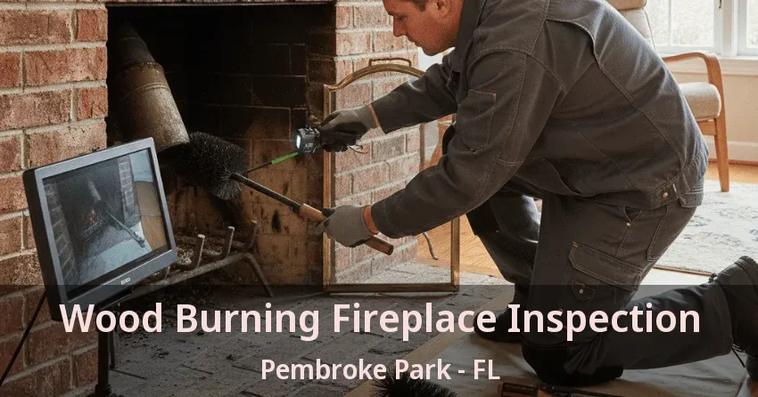 Wood Burning Fireplace Inspection Pembroke Park - FL